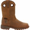 Rocky Big Kids' Legacy 32 Waterproof Western Boot, BROWN, M, Size 6.5 RKW0378Y